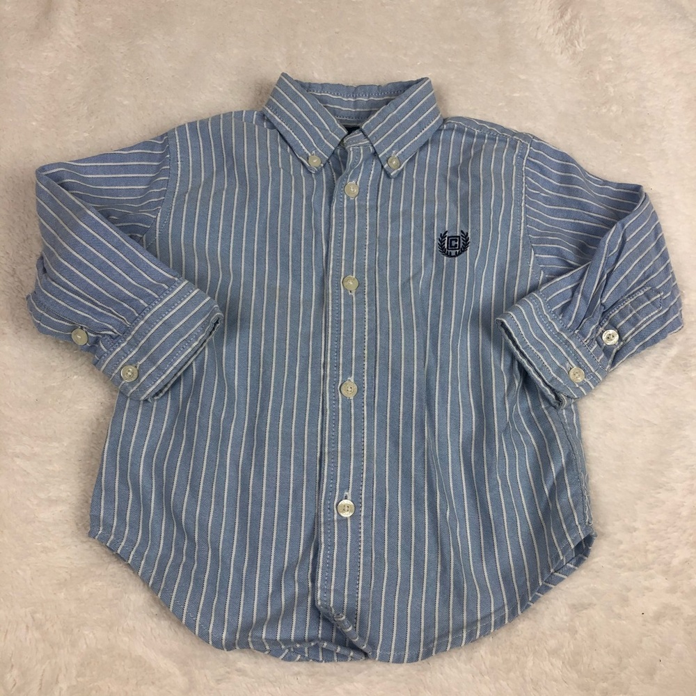 Chaps infant boys long sleeve button down 18 month